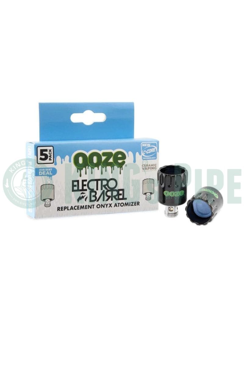 Ooze Electro Barrel Onyx Atomizer - 5 Pack