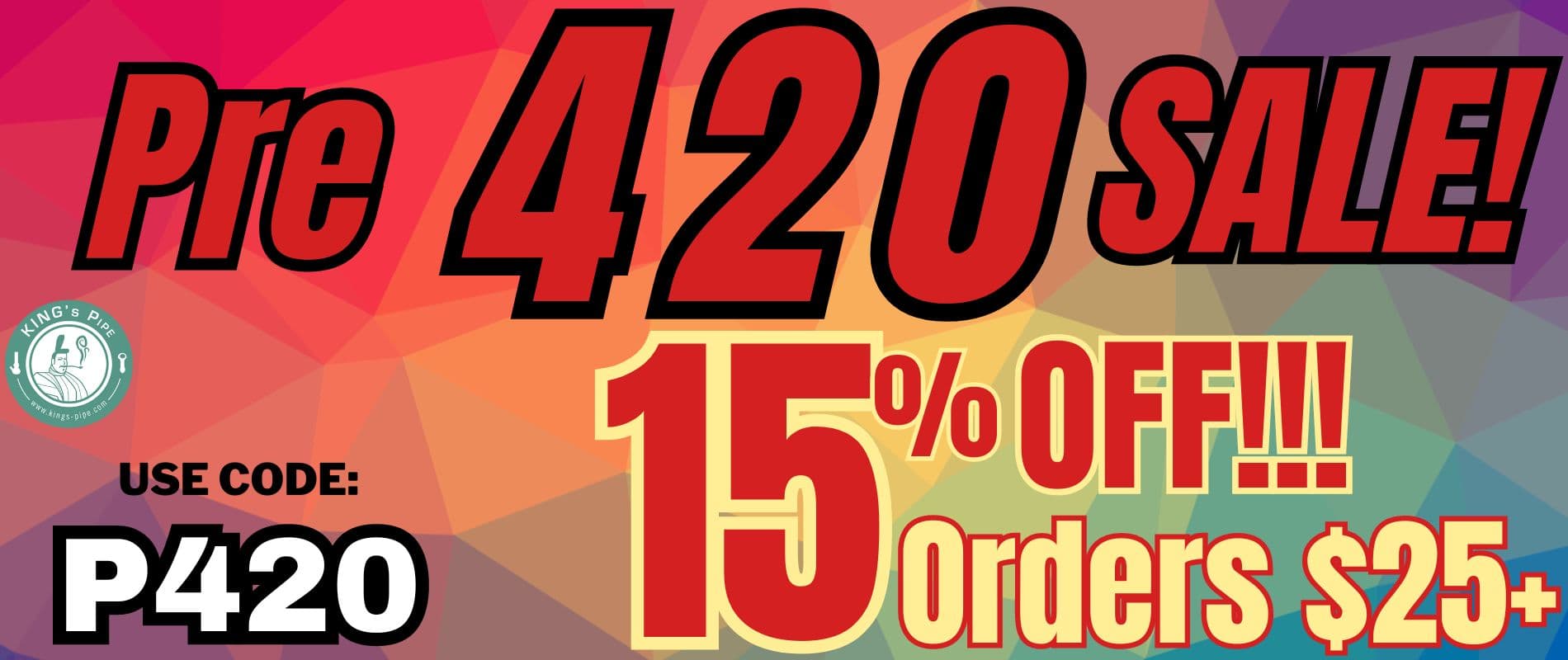pre 420 sale on kings pipe online head shop for bongs and vapes