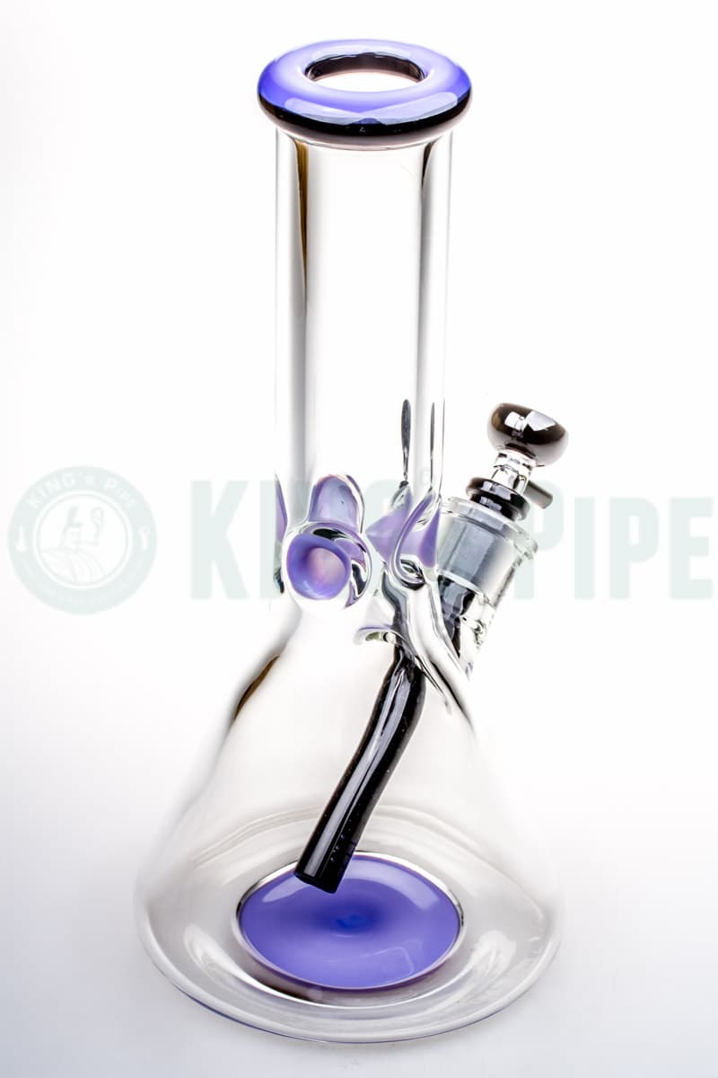 12&#39;&#39; 9mm Beaker Bong with Purple Accent