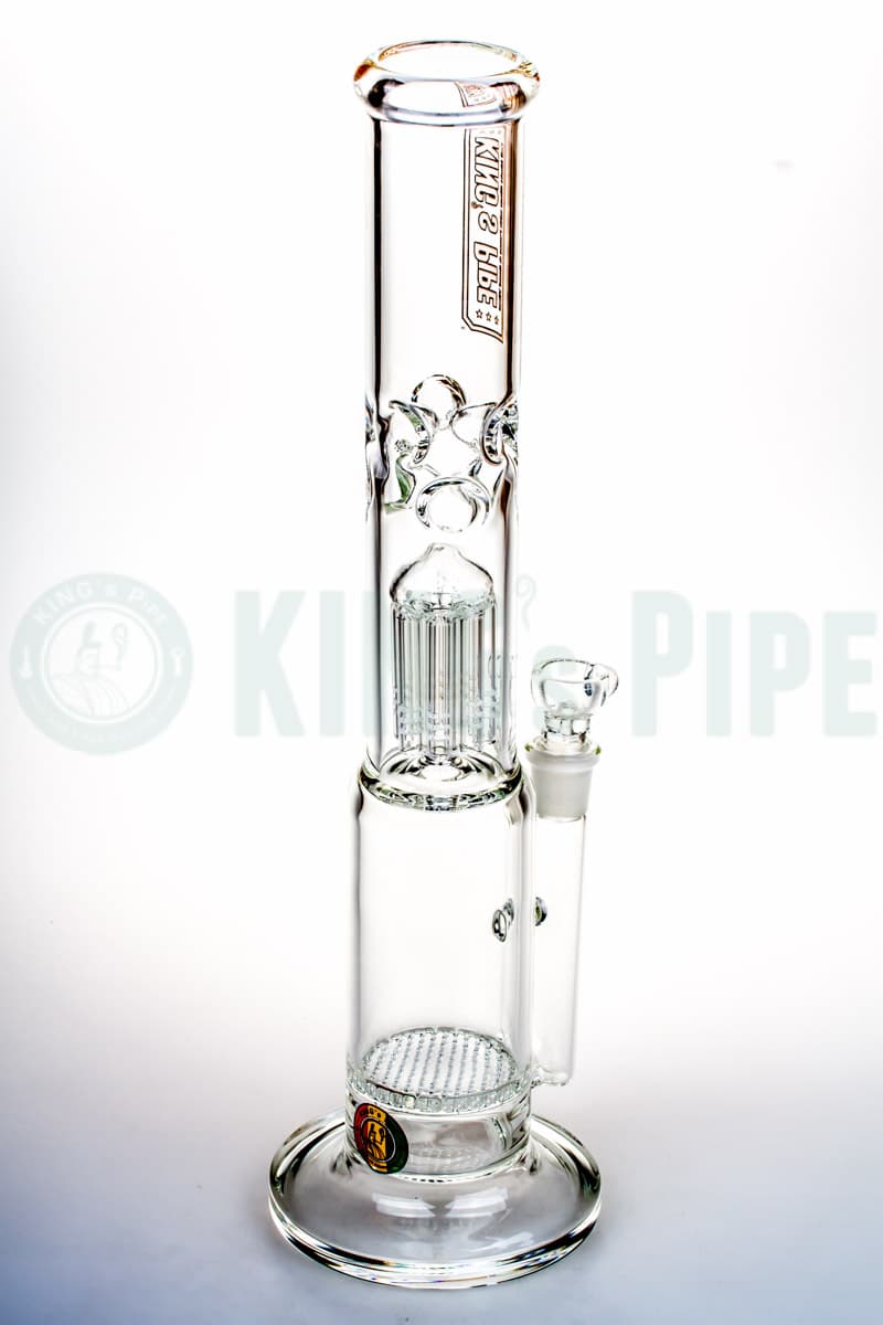 KING&#39;s Pipe Glass - 16&quot; Honeycomb to Tree Perc Water Bong