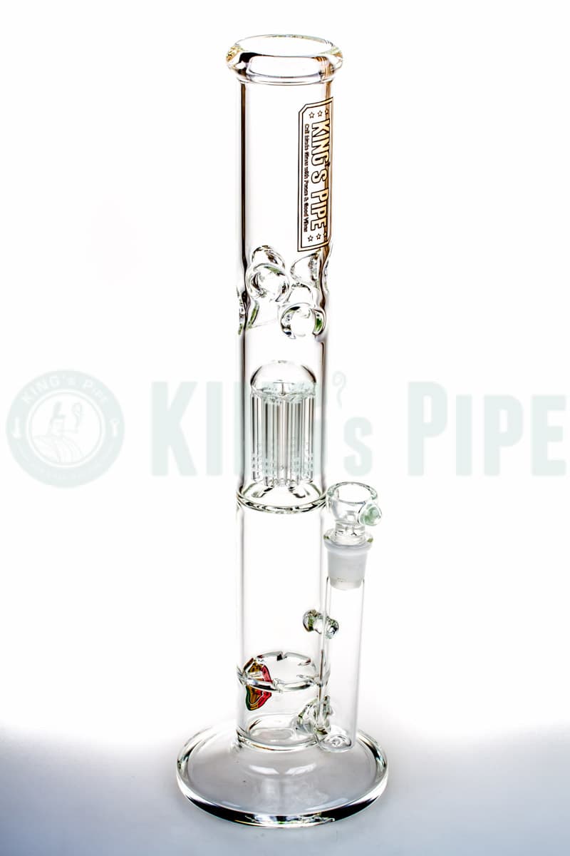 KING&#39;s Pipe Glass - 16 inch Tornado to Tree Perc Bong