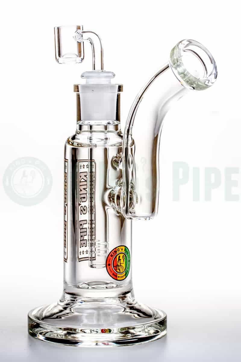 KING&#39;s Pipe Glass - 9mm Bubbler Dab Rig