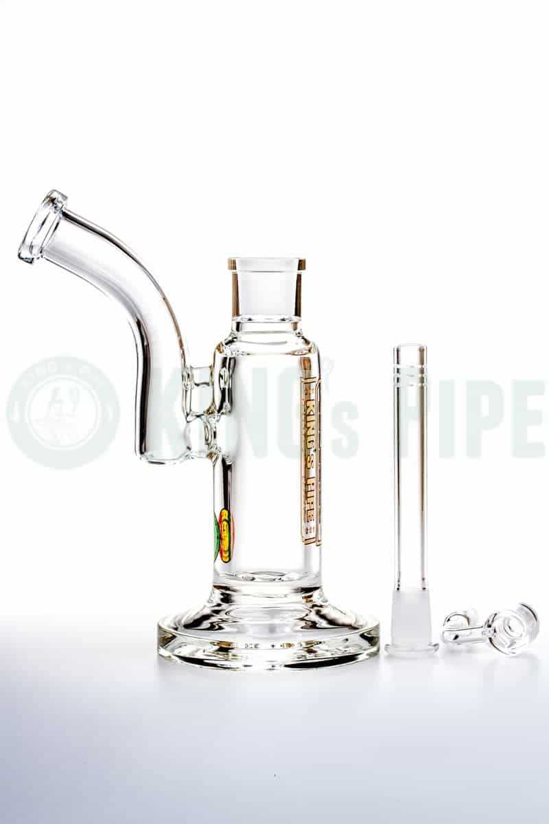 KING&#39;s Pipe Glass - 9mm Bubbler Dab Rig