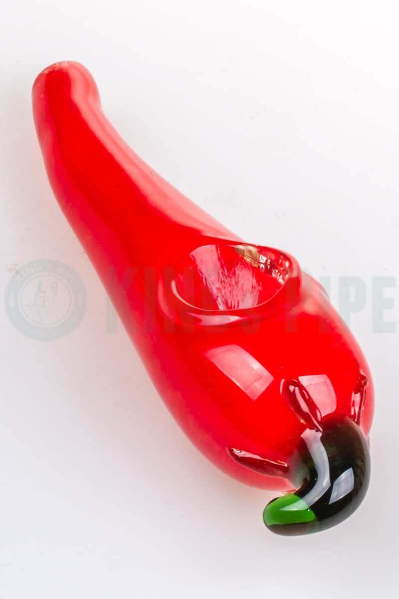 Chili Pepper Glass Hand Pipe