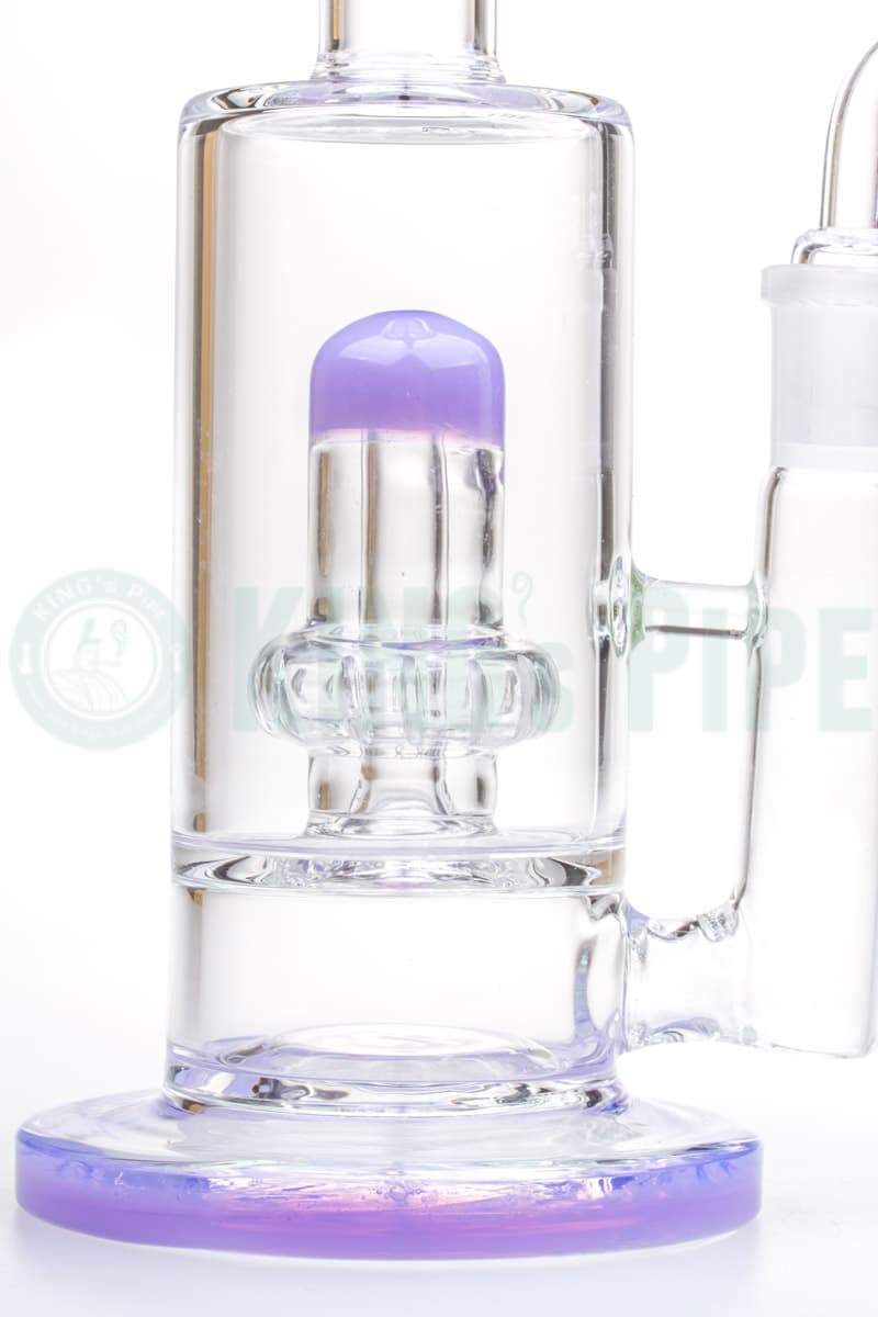 Dome Showerhead Perc Dab Rig with Purple Accent