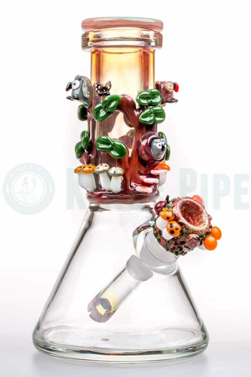 Empire Glassworks - Deep Forest Mini Beaker Bong