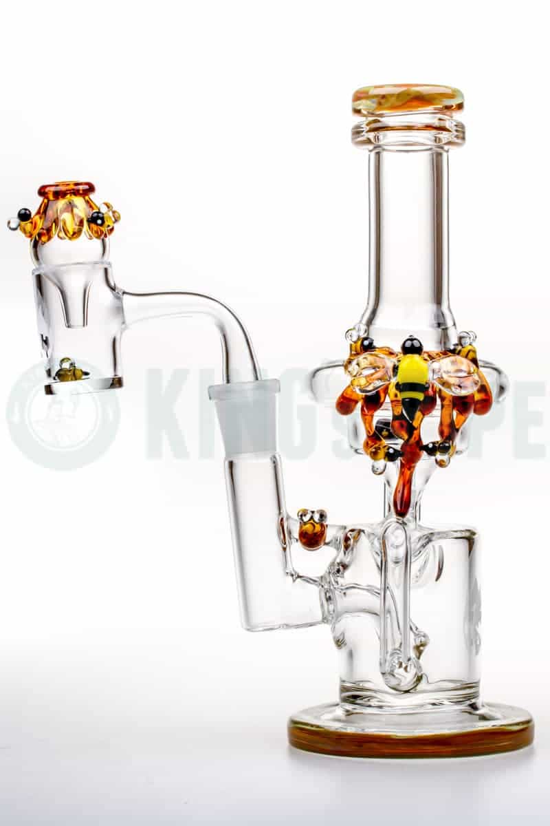 Empire Glassworks - Save the Bee Mini Recycler