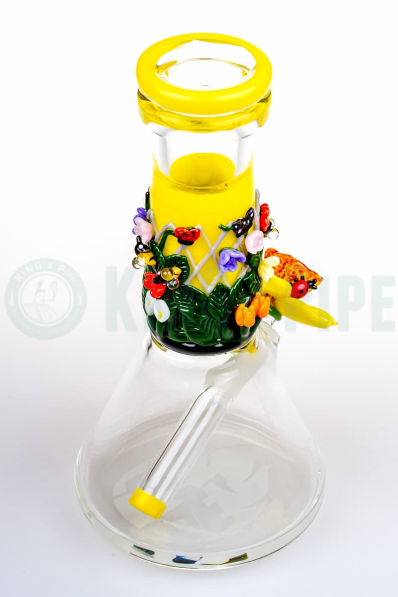 Empire Glassworks - Sunshine Garden Mini Beaker Bong