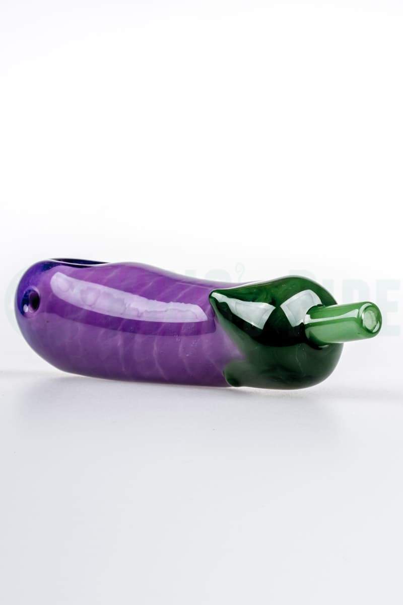 Empire Glassworks - Eggplant Glass Pipe