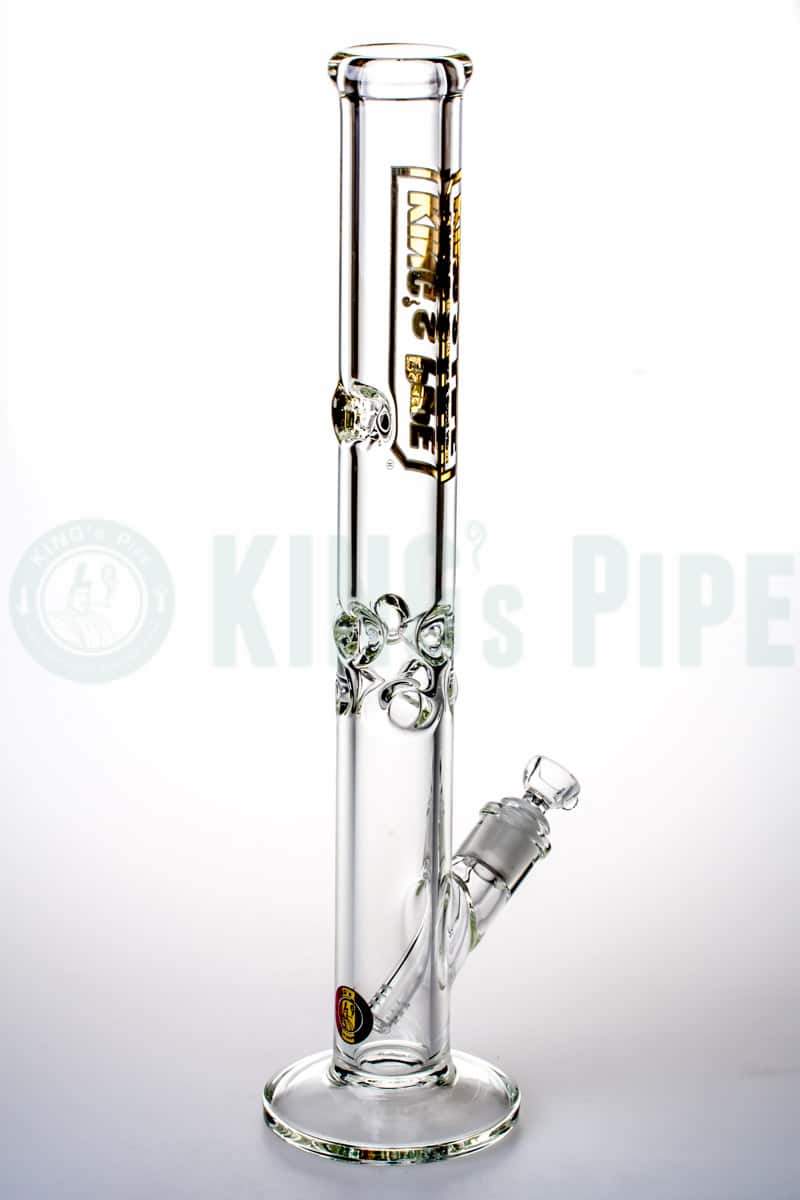KING&#39;s Pipe Glass - 18 Inch 9mm Thick Straight Tube Water Bong