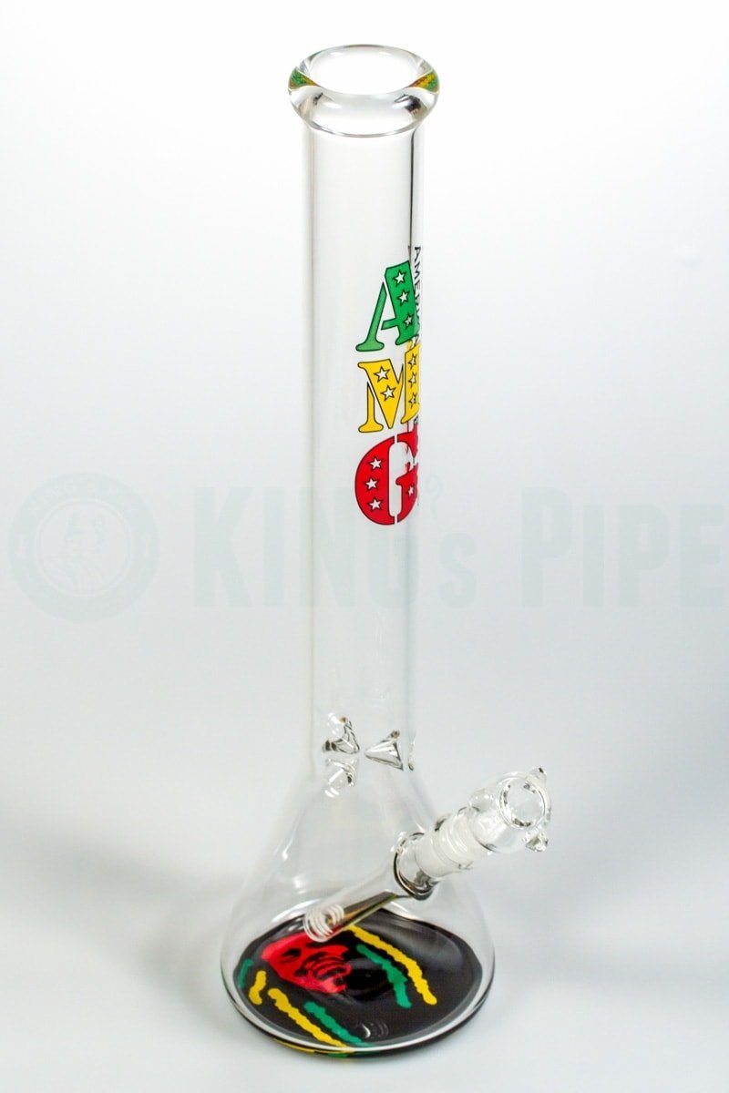 AMG Glass - 18 inch Bob Marley Beaker Bong