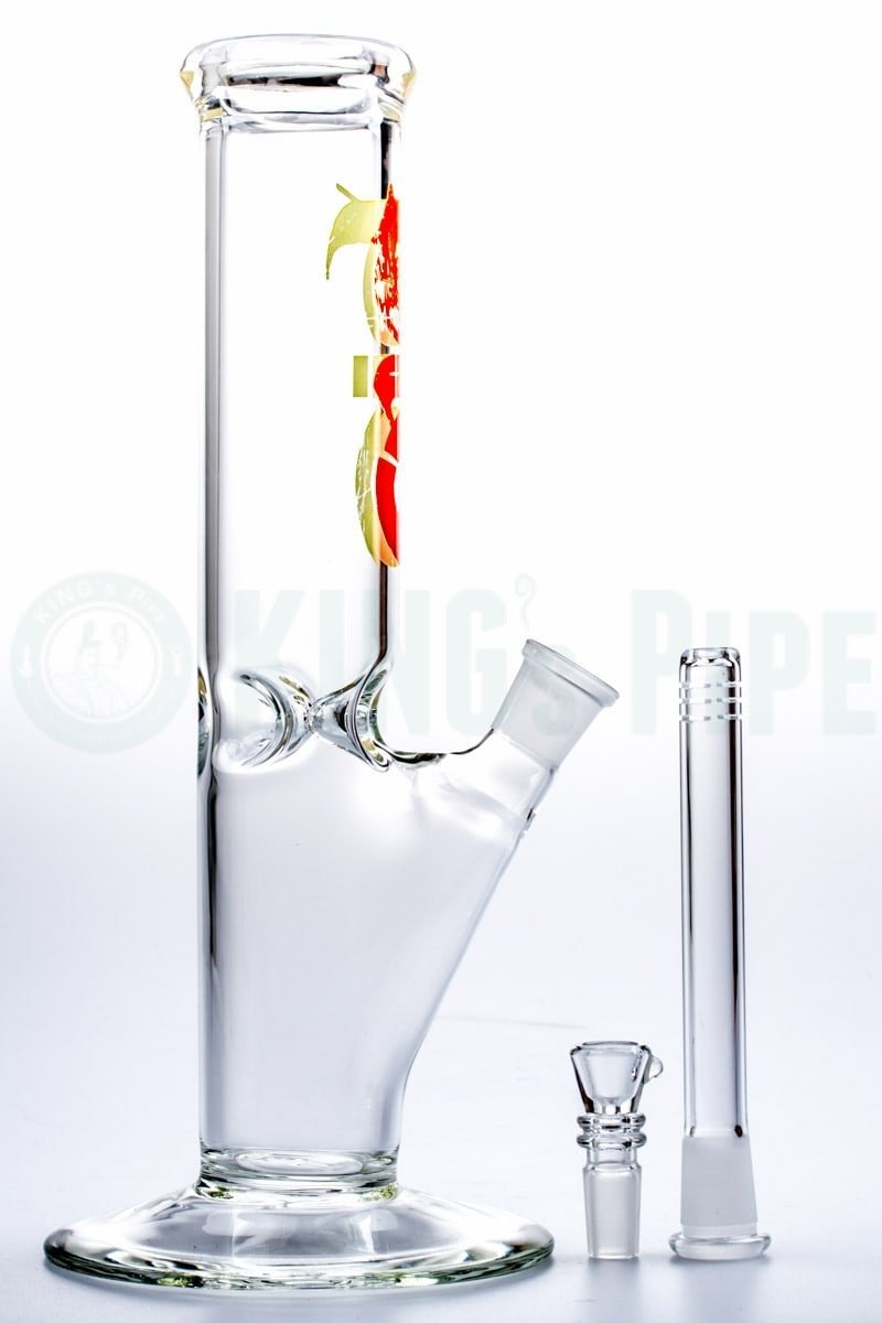 Bio Hazard - 12&#39;&#39; Straight Glass Water Pipe