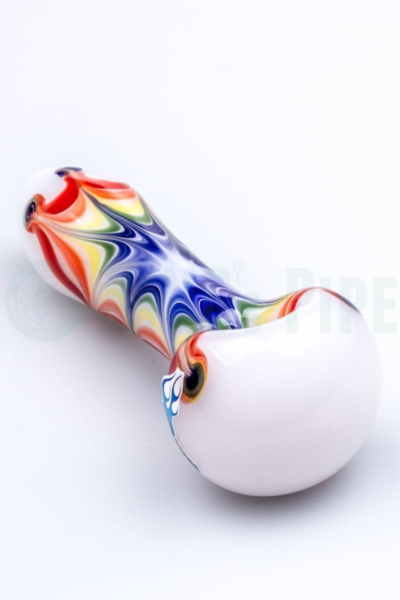 Chameleon Glass - Rainbow Splat Glass Pipe