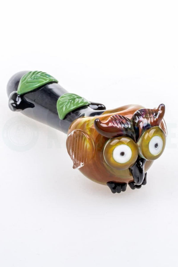 Owl Double Glass Bowl For Smoking Weed