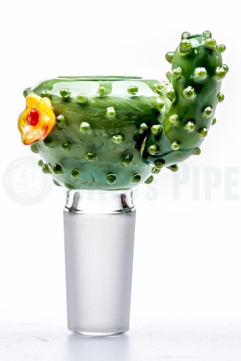 Empire Glassworks - Cactus Glass Bowl - 14mm Male