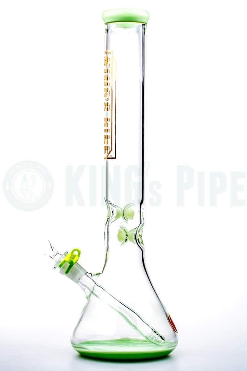 KING&#39;s Pipe Glass - 16 Inch Beaker Bong with Lime