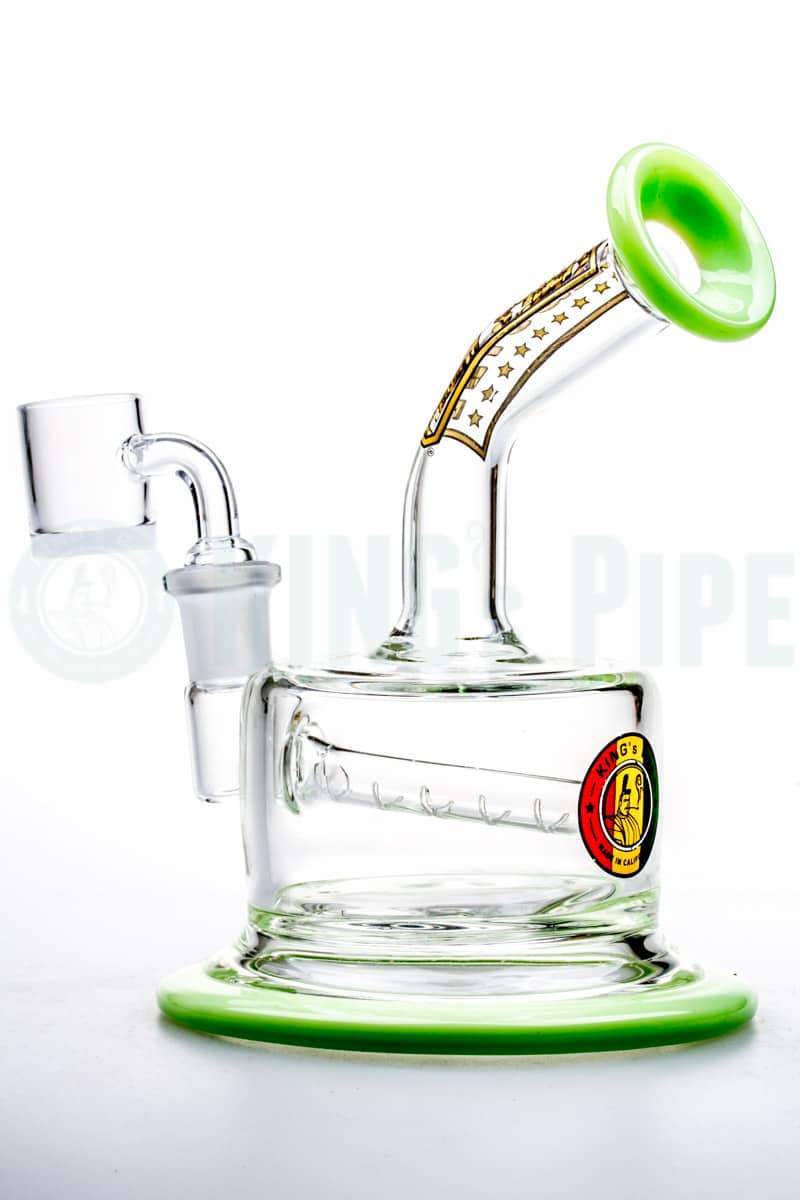 KING's Pipe Glass - Inline Perc FAT CAN Dab Rig