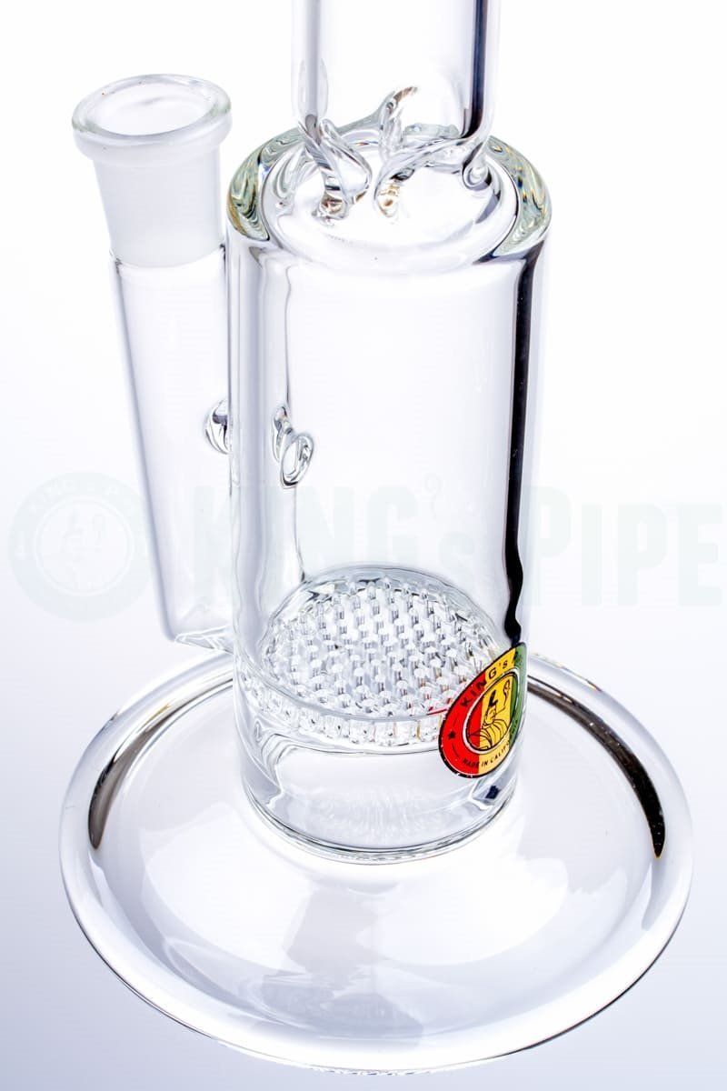 KING&#39;s Pipe Glass - Single Honeycomb Bong