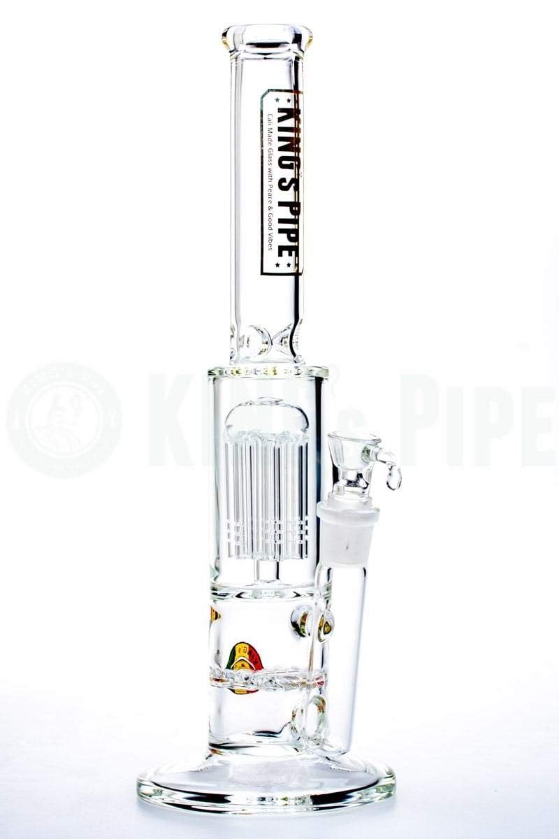 KING's Pipe Glass - Waffle to Tree Perc Water Bong