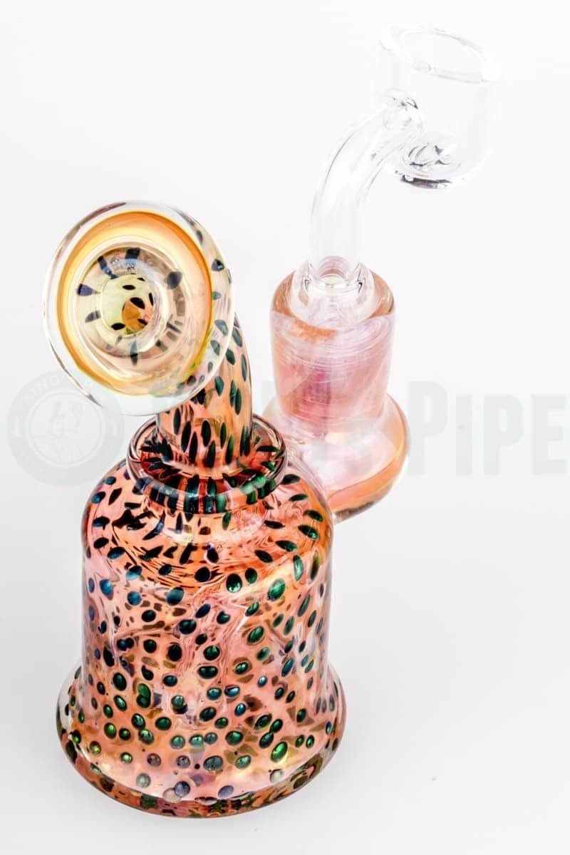Copy of Nova Glass - Pink Leopard Fumed Mini Dab Rig