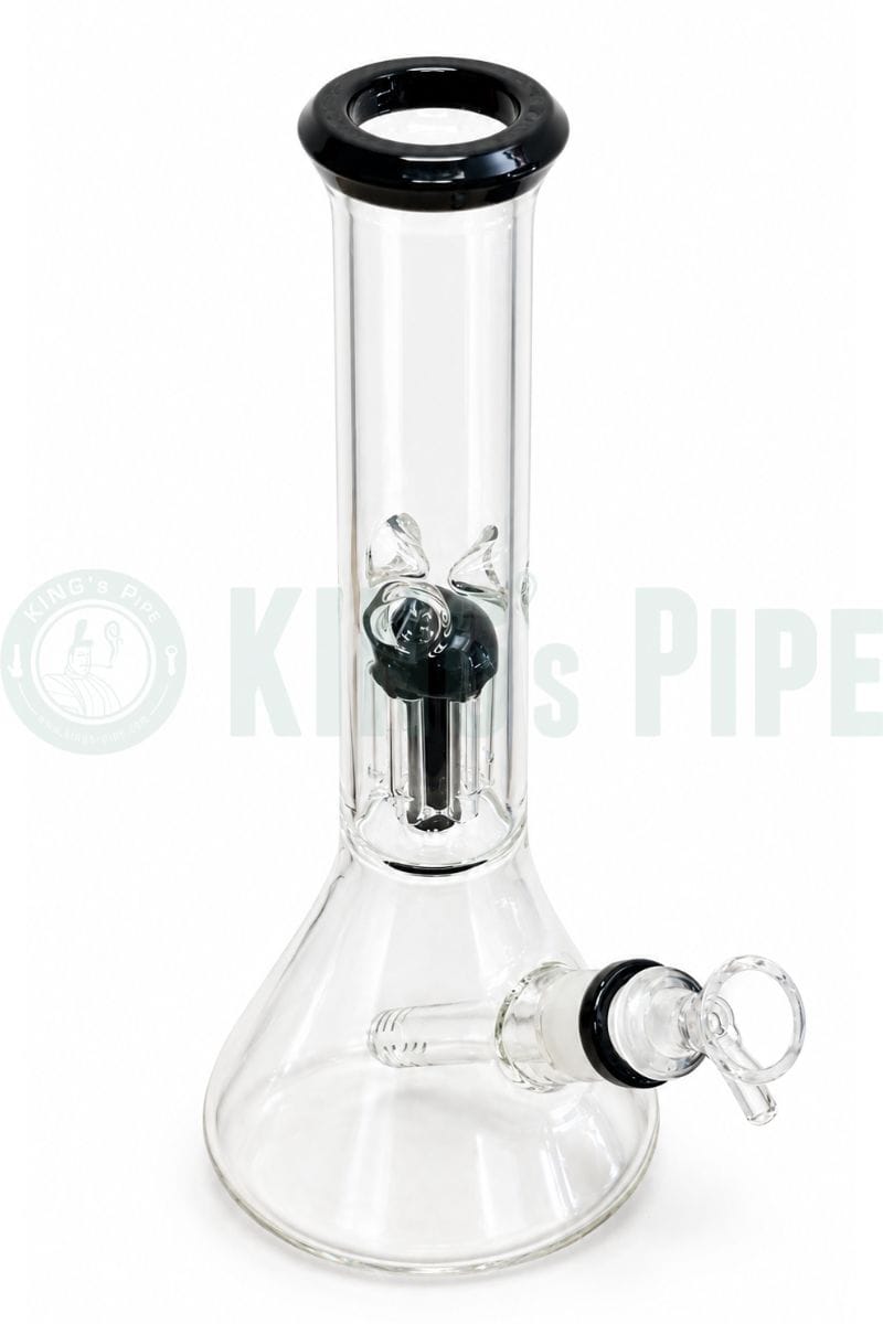 11" Tree Perc Beaker Bong with Color Accent