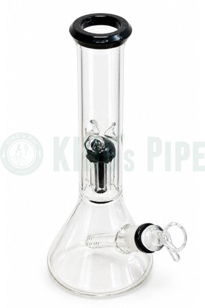 11" Tree Perc Beaker Bong with Color Accent