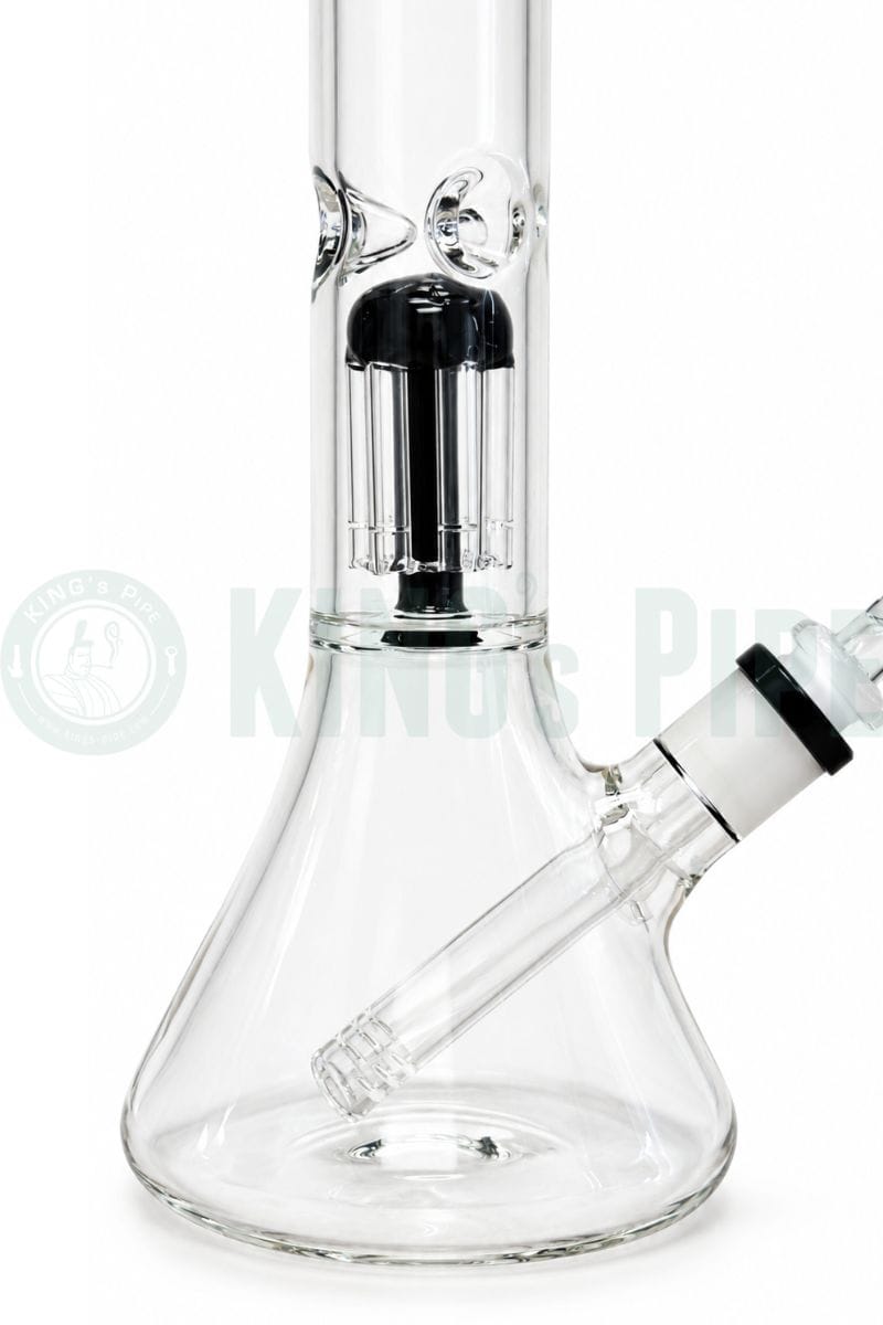 11" Tree Perc Beaker Bong with Color Accent