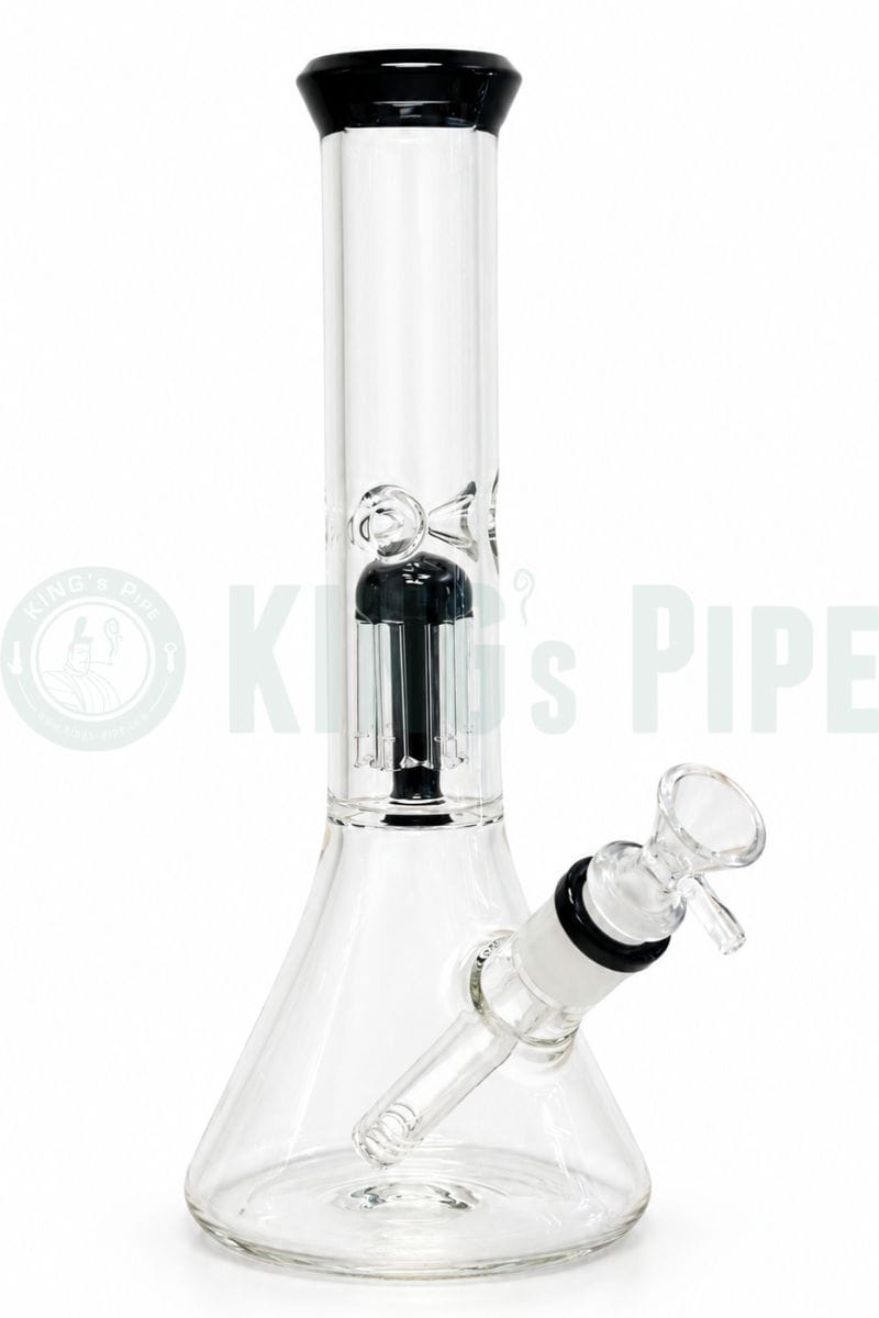 11" Tree Perc Beaker Bong with Color Accent