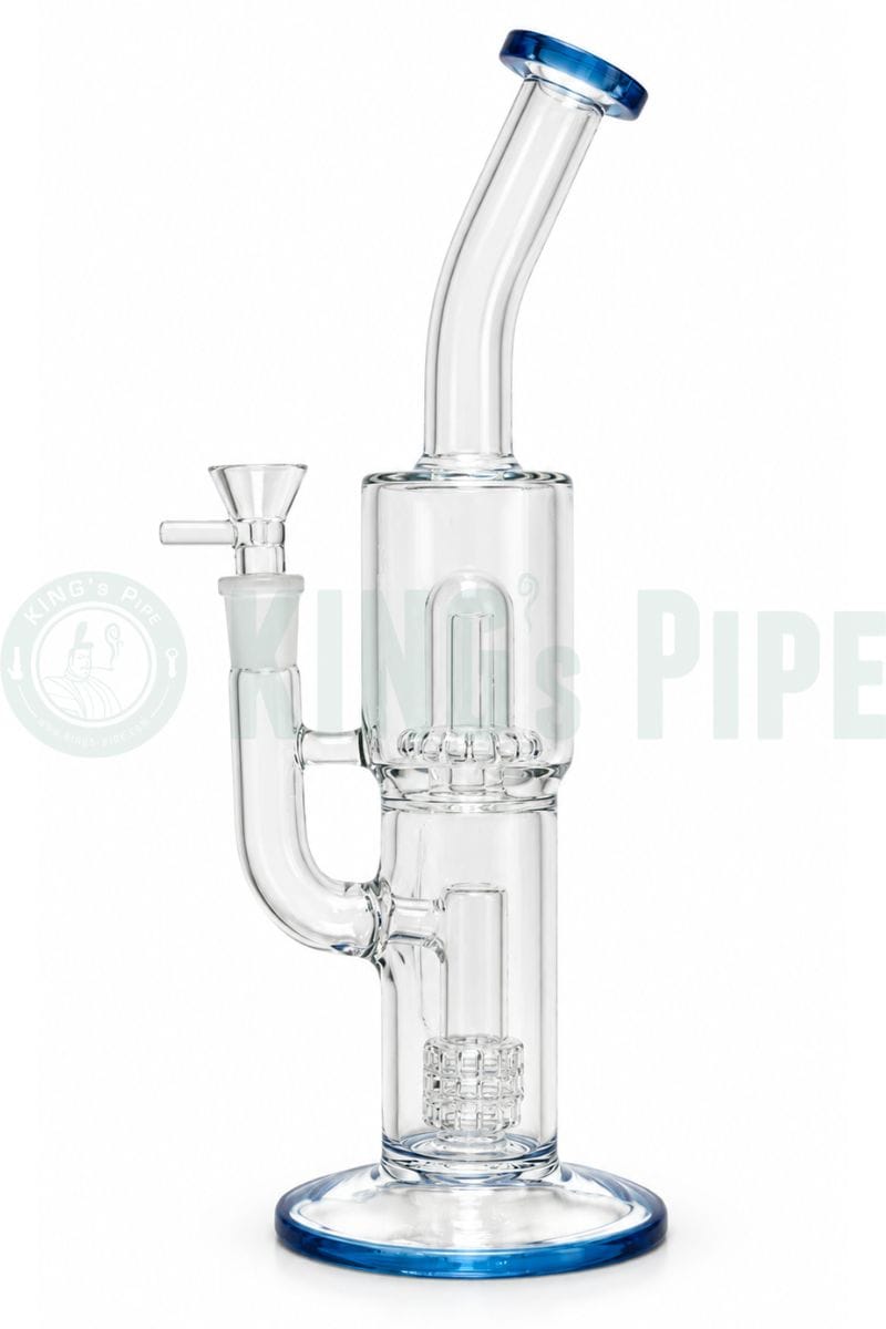 12" Matrix to UFO Perc Bong Blue