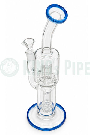 12" Matrix to UFO Perc Bong Blue