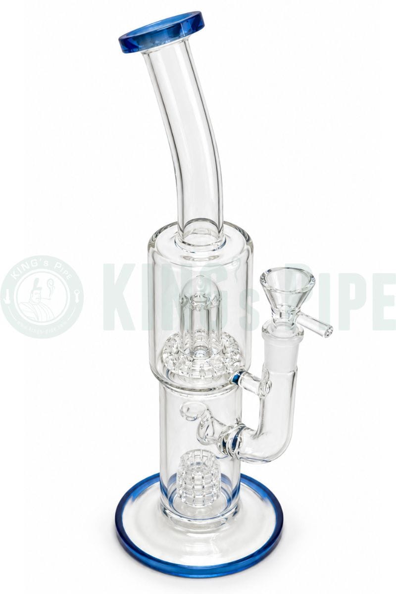 12" Matrix to UFO Perc Bong Blue
