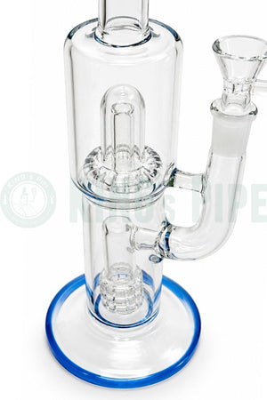 12" Matrix to UFO Perc Bong Blue