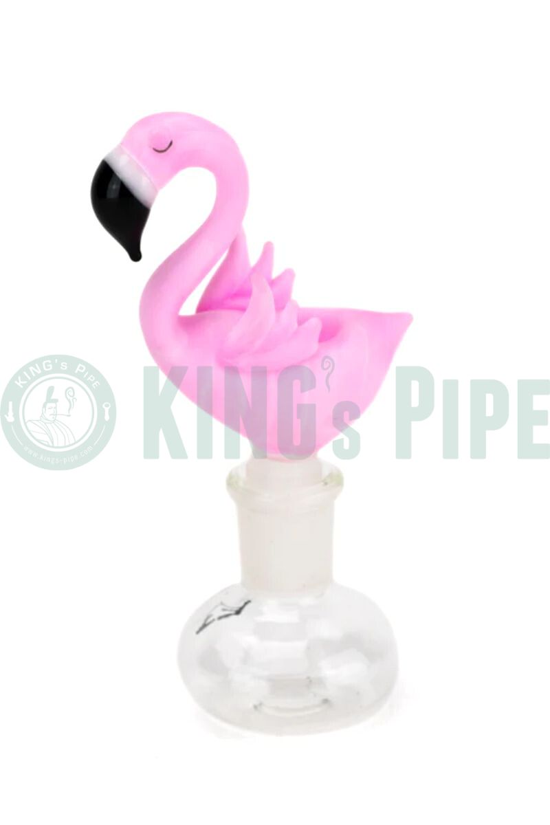 Empire Glassworks - 14mm Pink Flamingo Bowl
