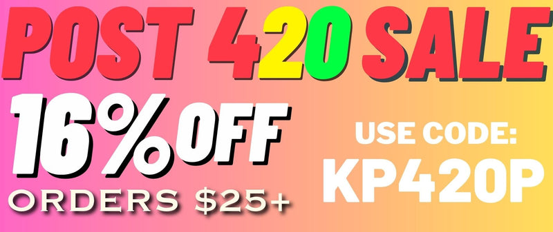post 420 sale on kings' pipe online headshop for bongs and vape pens