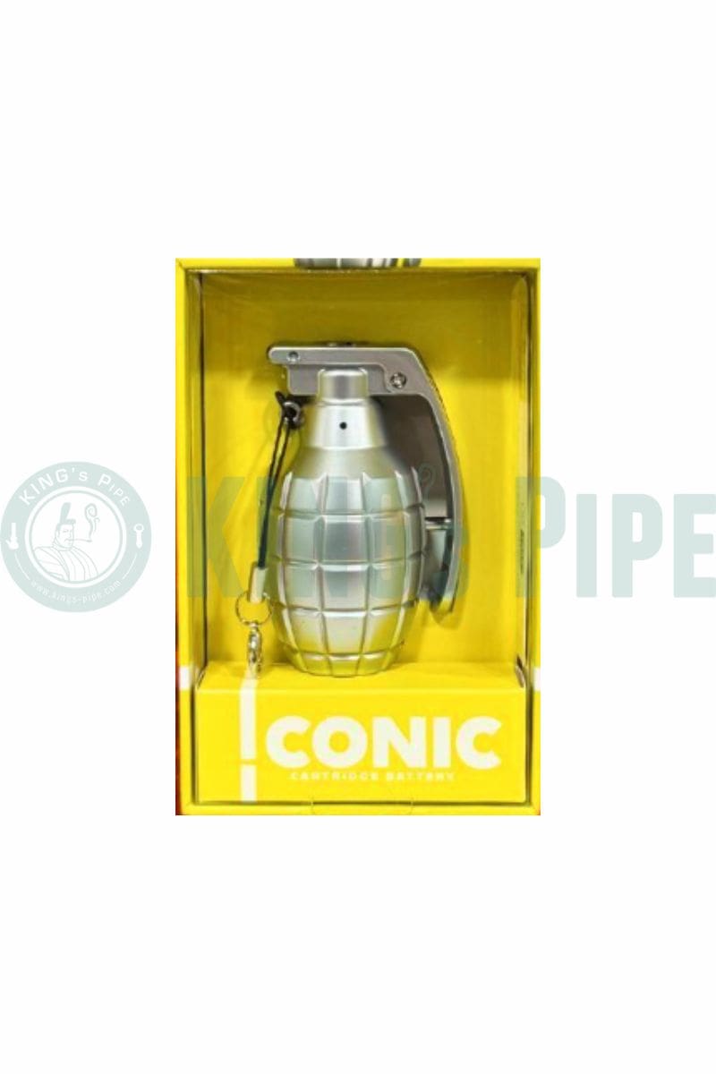 Iconic Grenade Cartridge Battery Silver
