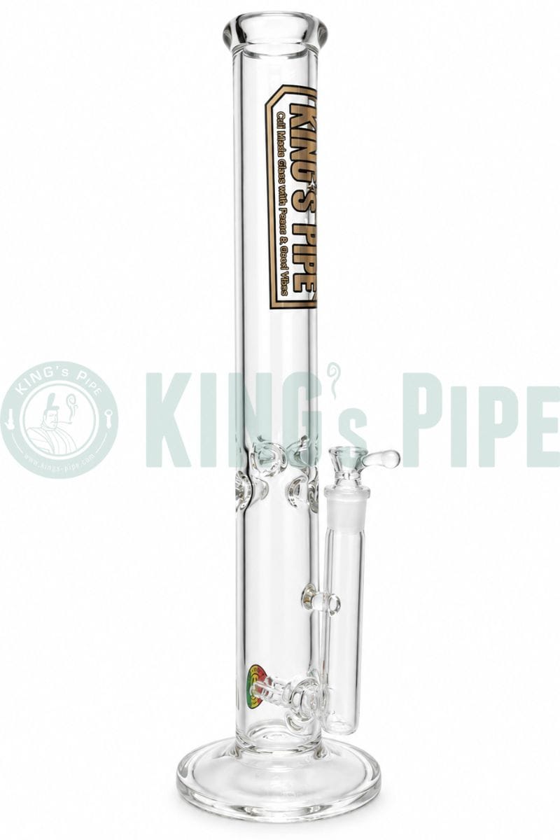 KING's Pipe Glass 18 Inch Double Inline Perc Bong