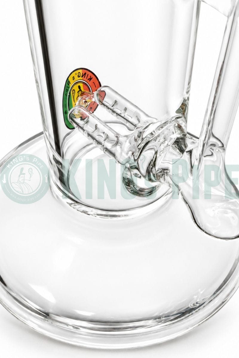 KING's Pipe Glass 18 Inch Double Inline Perc Bong