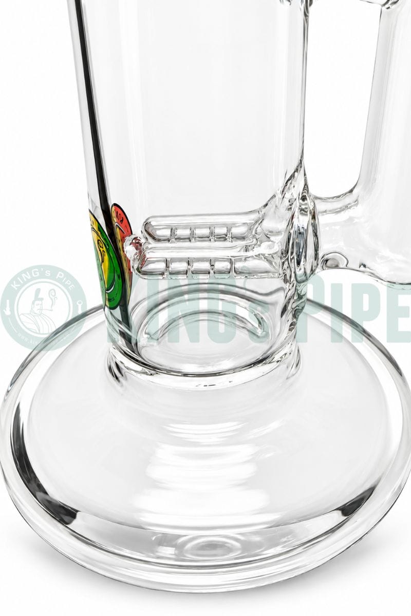 KING's Pipe Glass 18 Inch Double Inline Perc Bong