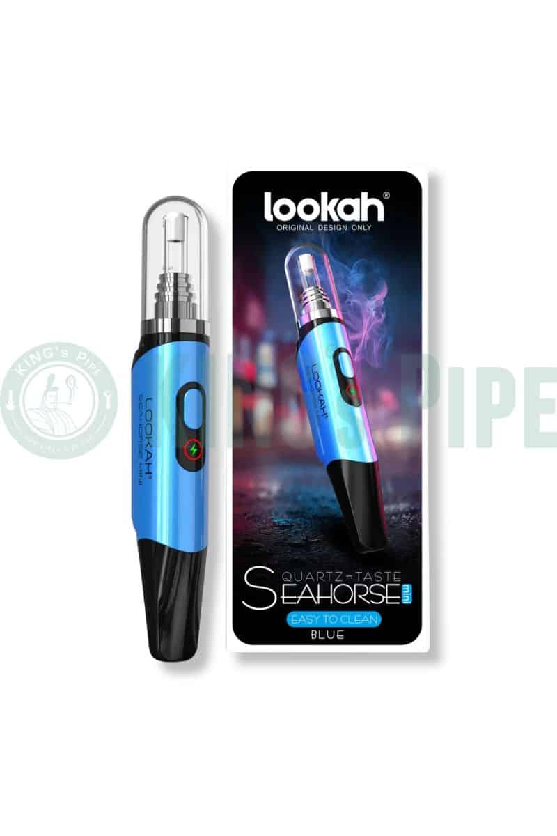 LOOKAH Seahorse Mini Electric Nectar Collector Blue
