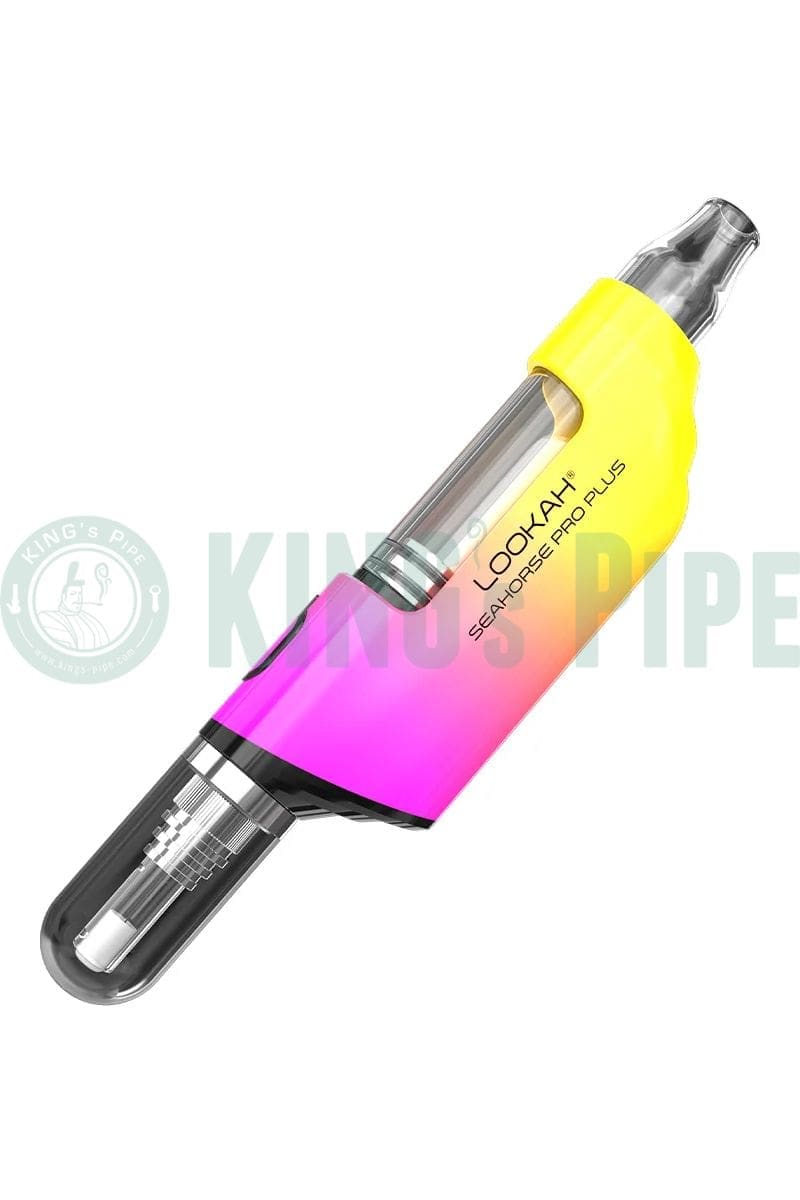 Lookah Seahorse Pro PLUS Electric Nectar Collector Vape Pen Yellow Pink Gradient