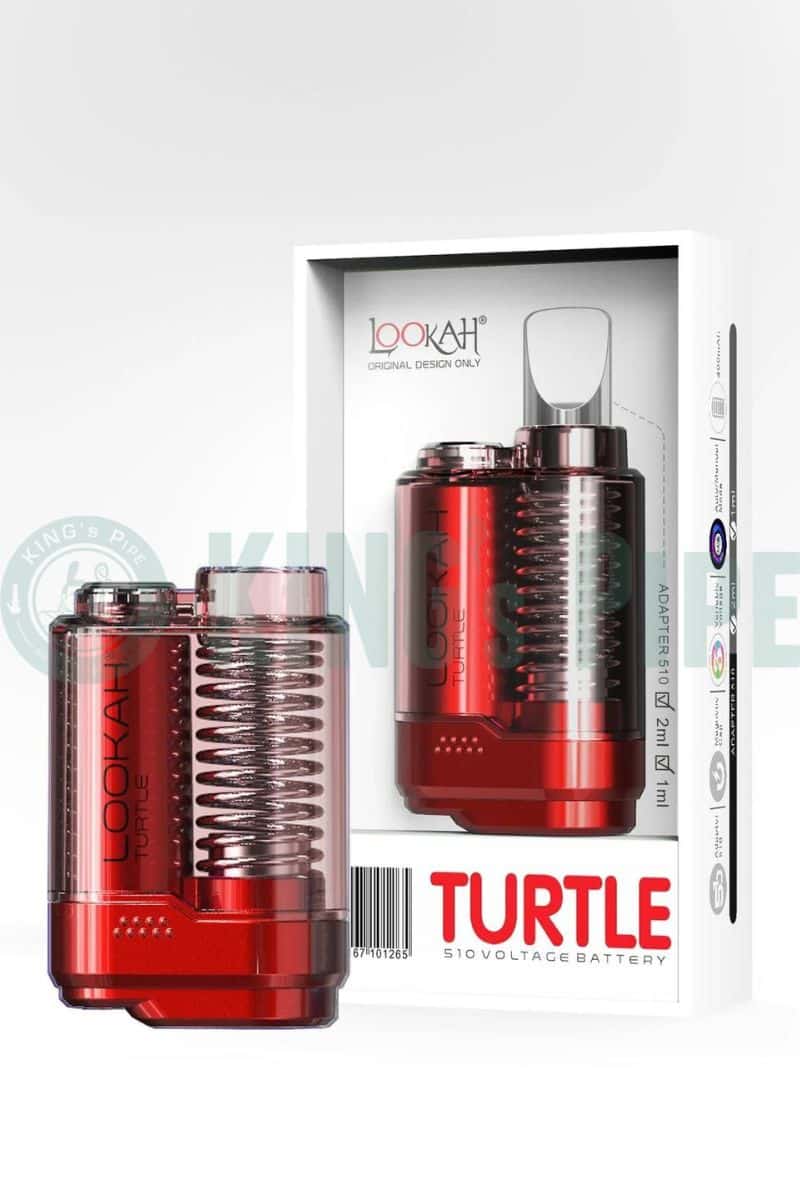 Lookah Turtle 510 Thread Cart Battery (Free Shipping) | KING's Pipe Lookah Turtle 510 Thread Cart Battery (Free Shipping) | KING's Pipe