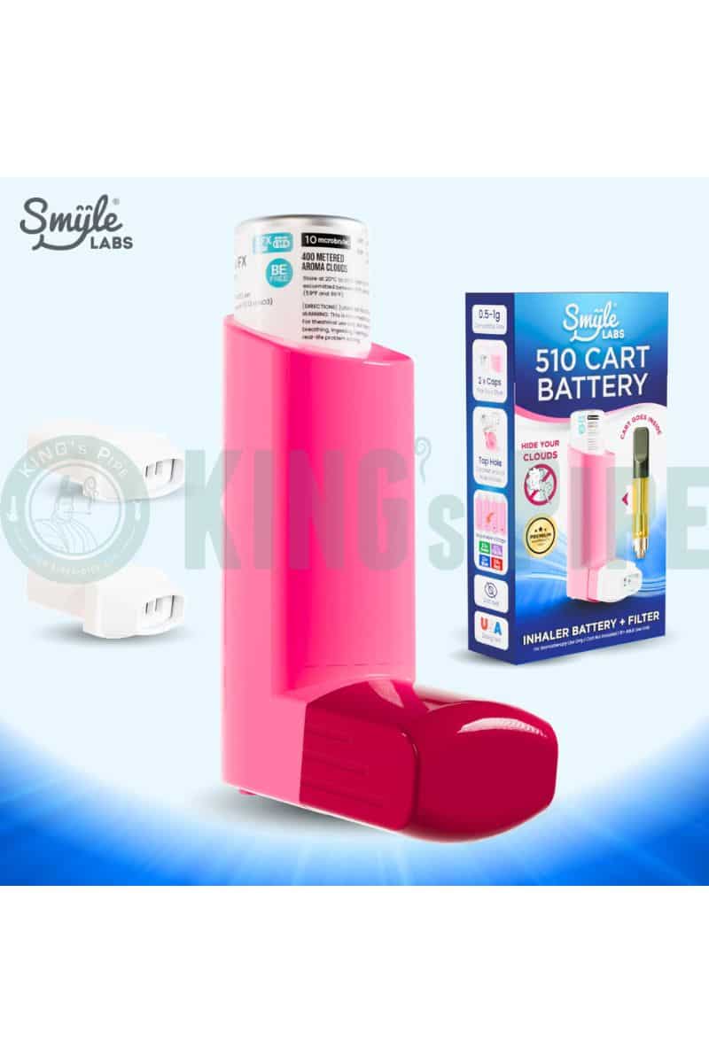 Smyle Labs Inhaler 510 Penjamin Battery + Cloud Filters | KING's Pipe Smyle Labs Inhaler 510 Penjamin Battery + Cloud Filters | KING's Pipe