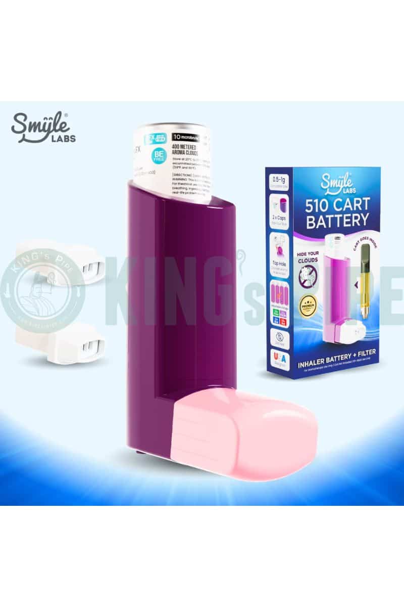 Smyle Labs Inhaler 510 Penjamin Battery + Cloud Filters | KING's Pipe Smyle Labs Inhaler 510 Penjamin Battery + Cloud Filters | KING's Pipe