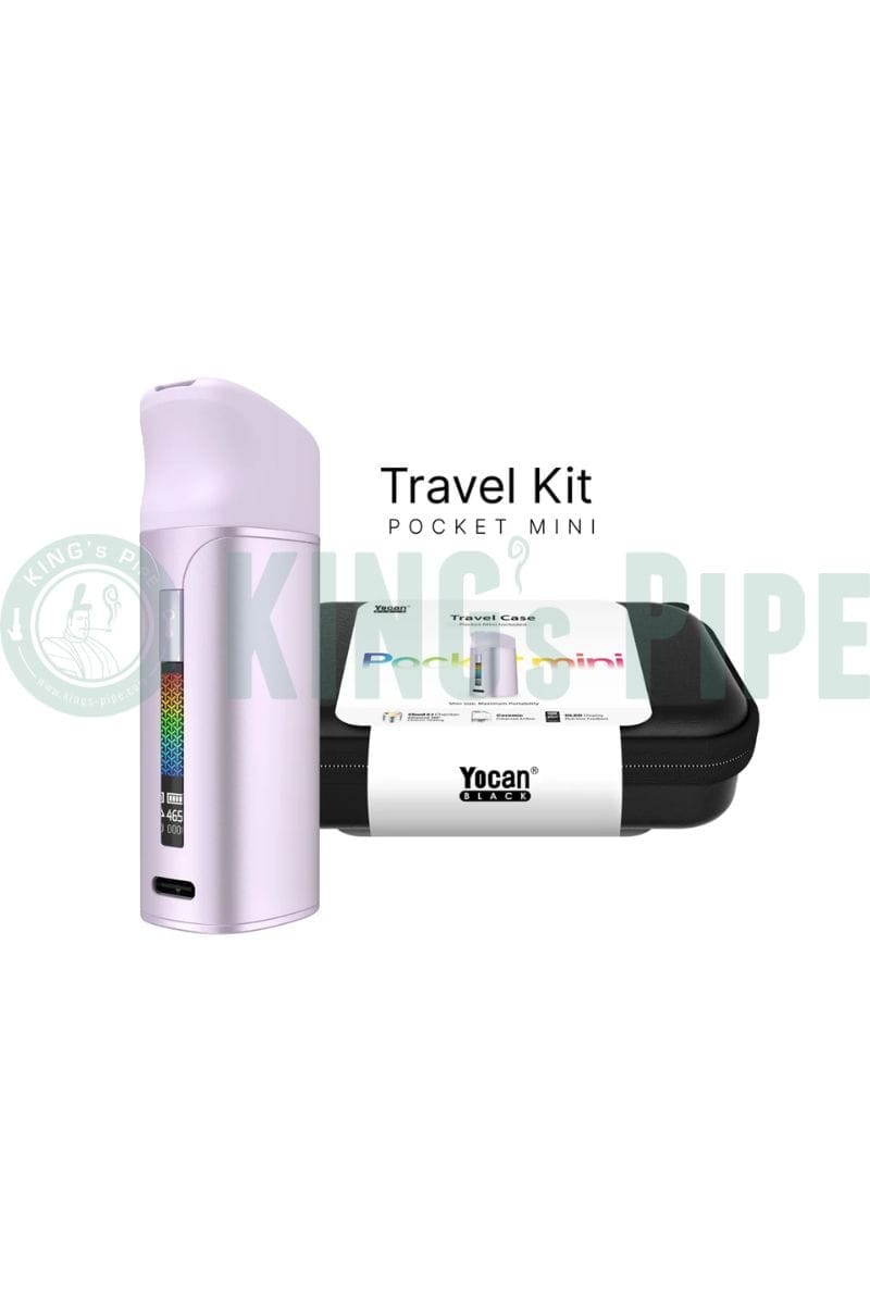 Yocan Black Pocket Mini Travel Full Kit Purple