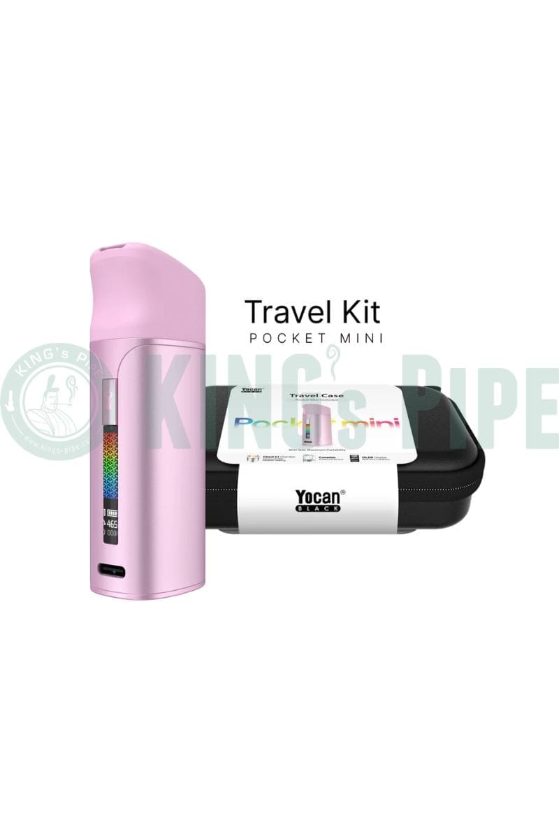Yocan Black Pocket Mini Travel Full Kit Pink