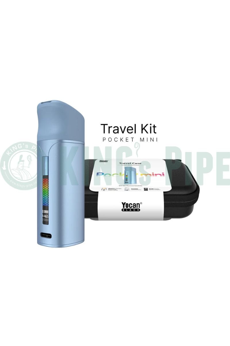 Yocan Black Pocket Mini Travel Full Kit Blue