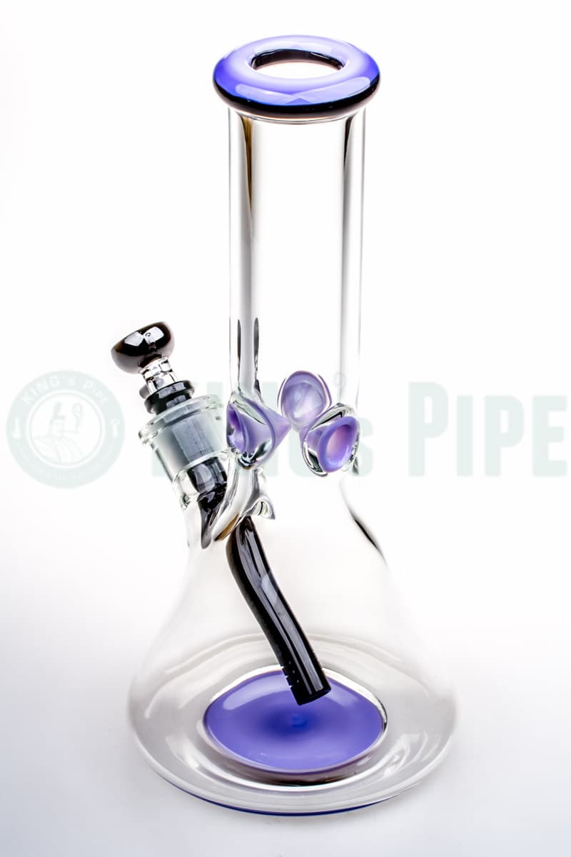 12&#39;&#39; 9mm Beaker Bong with Purple Accent