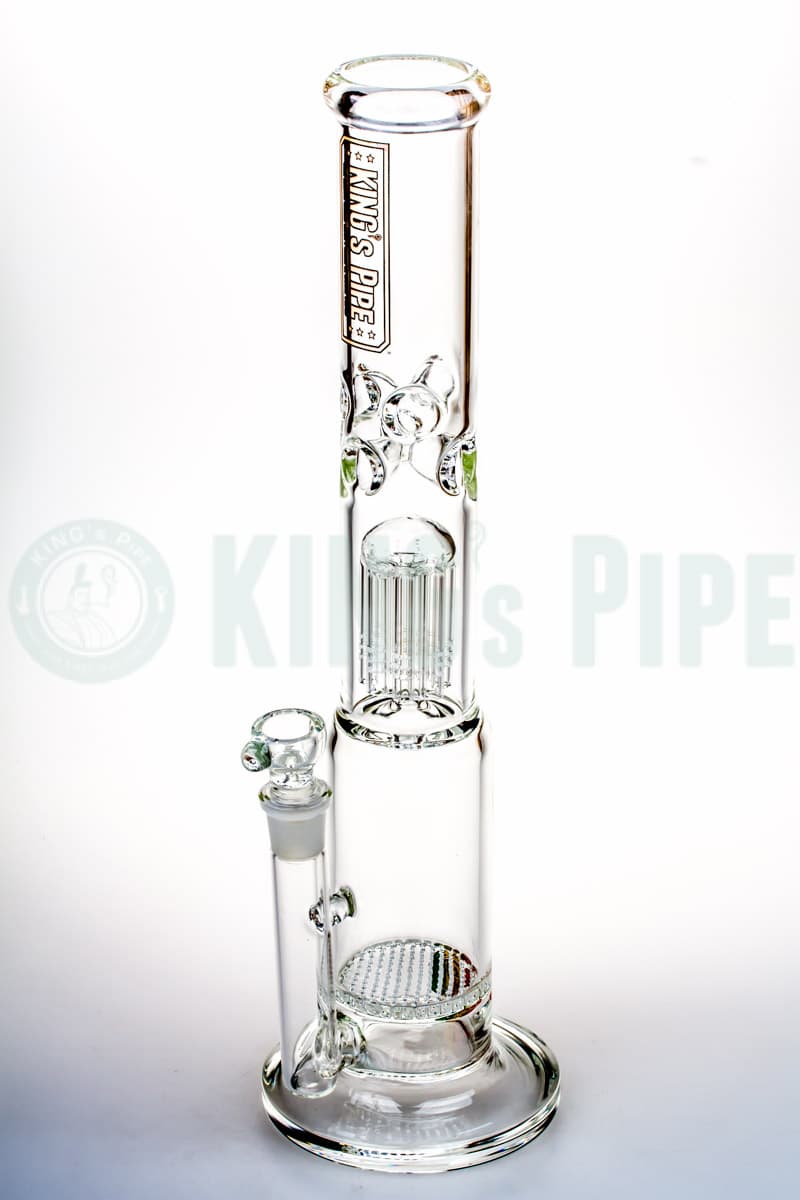 KING&#39;s Pipe Glass - 16&quot; Honeycomb to Tree Perc Water Bong