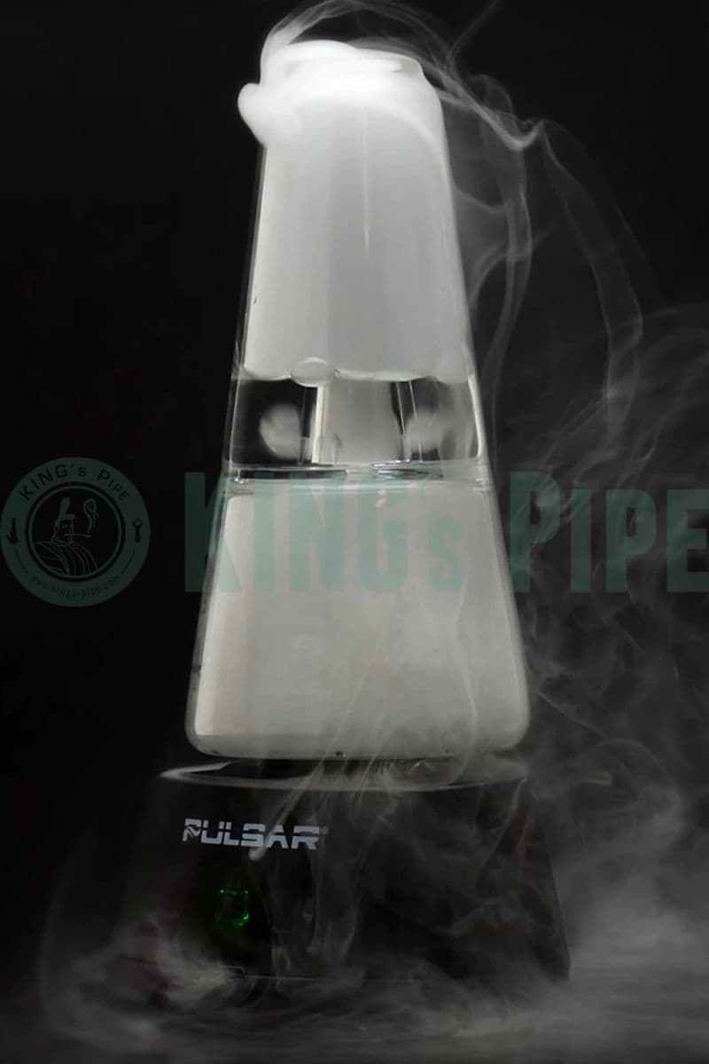 Pulsar Sipper Dual Use Concentrate &amp; 510 Cartridge Vaporizer Bubbler Glass Top Attachment