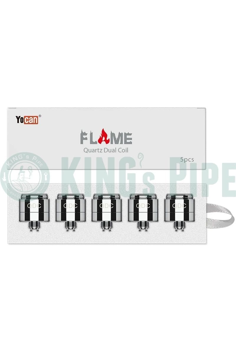 Yocan - Flame Quartz Dual Coil (Pack of 5)